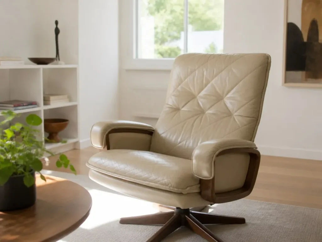 Ledersessel nach der Lederaufarbeitung | Visualisierung | Lederreparatur Visualisierung: Ledersessel nach der Lederaufarbeitung, Ledersofa Reparatur bei der Egora Polsterei Wetzikon