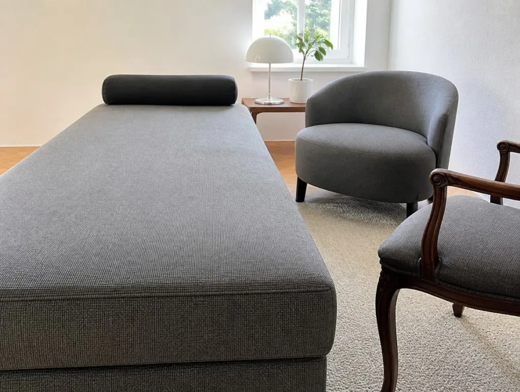 B&B-Italia-Sofa nach dem Neubezug | Visualisierung | Neubezug Visualisierung: B&B-Italia-Sofa nach dem Neubezug, Sofa neu beziehen bei der Egora Polsterei Wetzikon